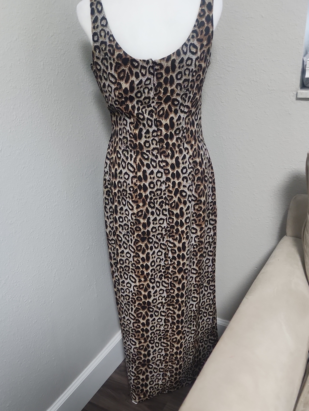 Vintage David Warren Cheetah Print Siren Dress - Picture 4 of 7